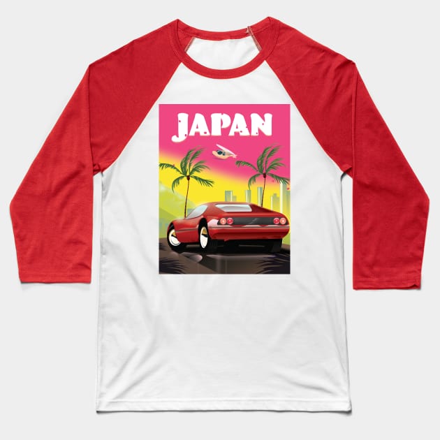 Japan Baseball T-Shirt by nickemporium1